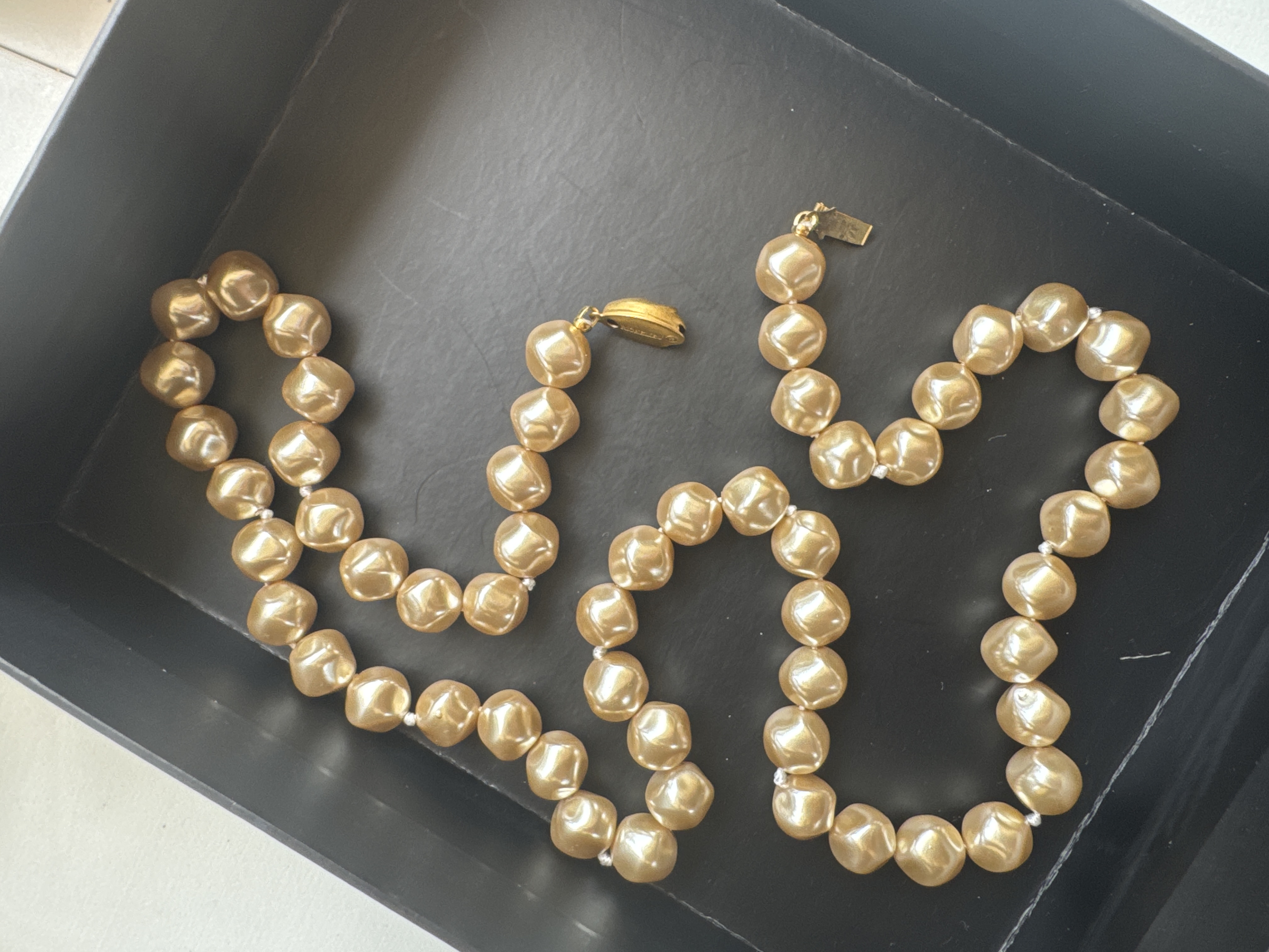 Chanel Vintage 仿珍珠長項鍊 1條