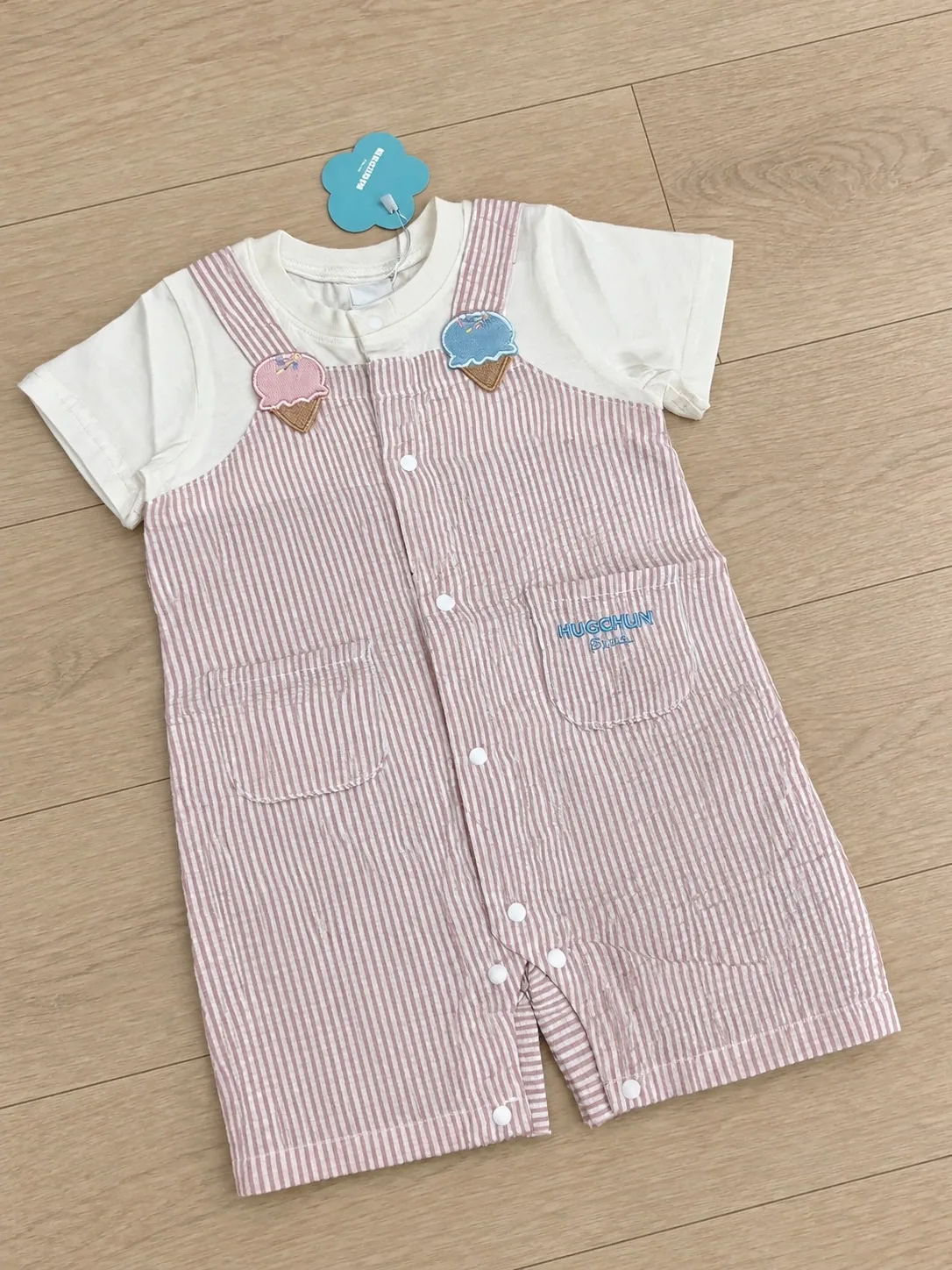 HUGCHUN 冰淇淋爬服|90碼