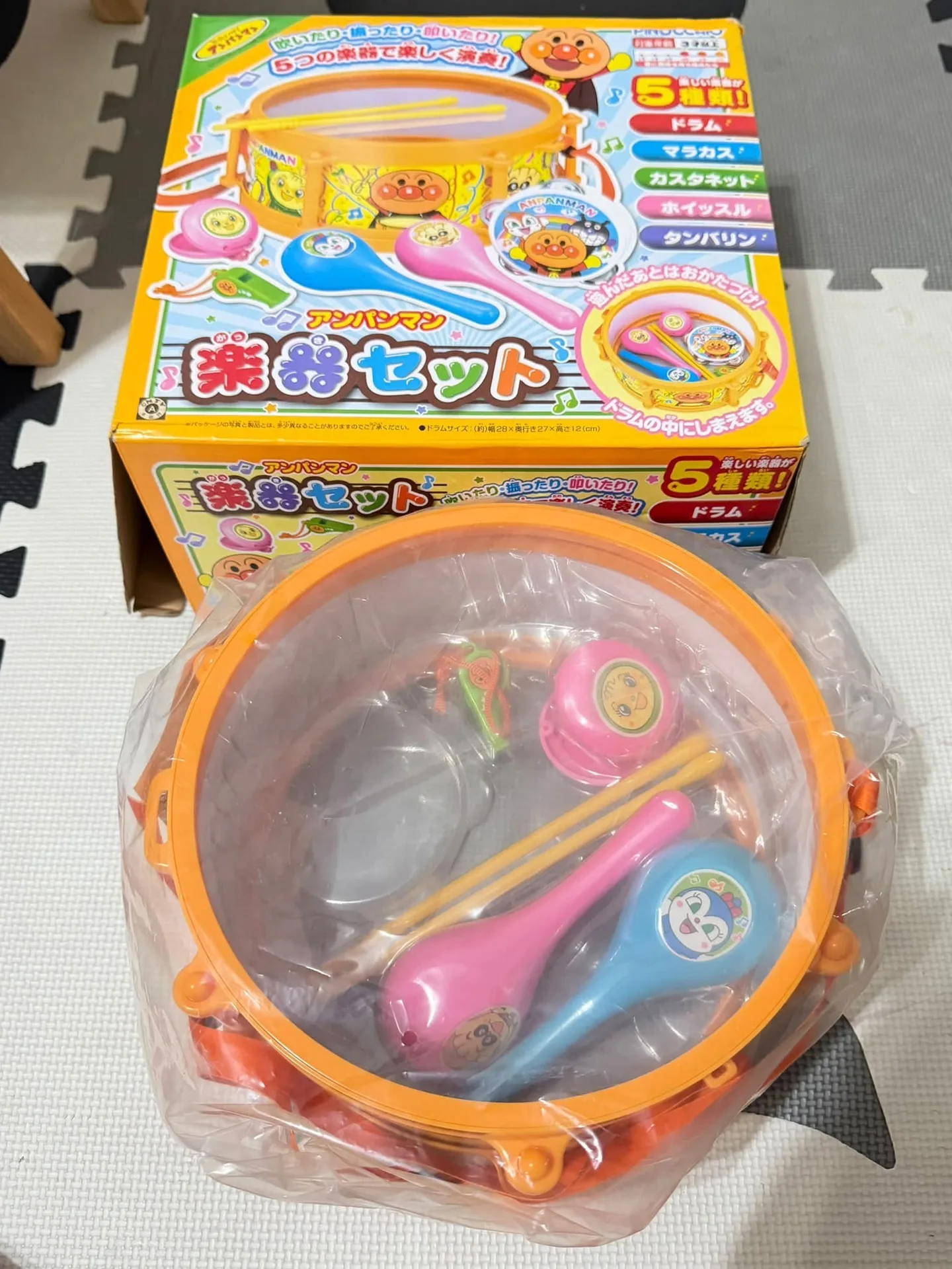 麵包超人 兒童樂器組(缺小鈴鼓)